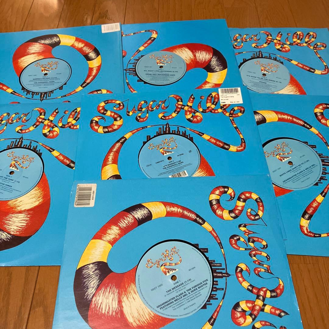 洋楽 sugarhill old school hiphop 12inch set