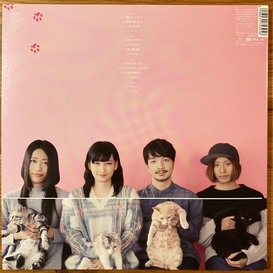 きのこ帝国 – 猫とアレルギー アナログレコード LP