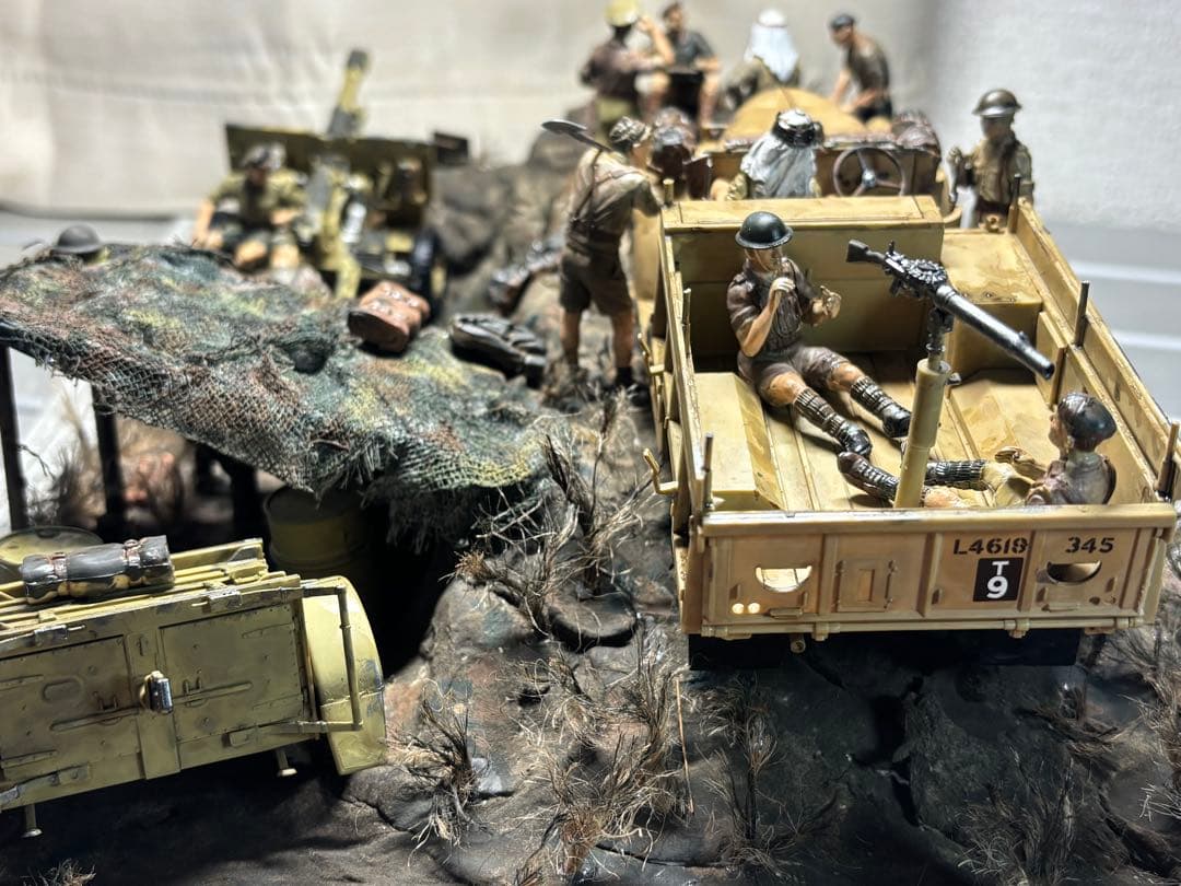 1/35 イギリス　コマンドカー　35ポンド砲