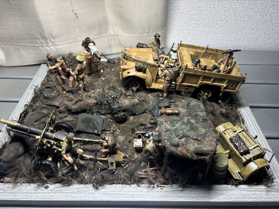 1/35 イギリス　コマンドカー　35ポンド砲