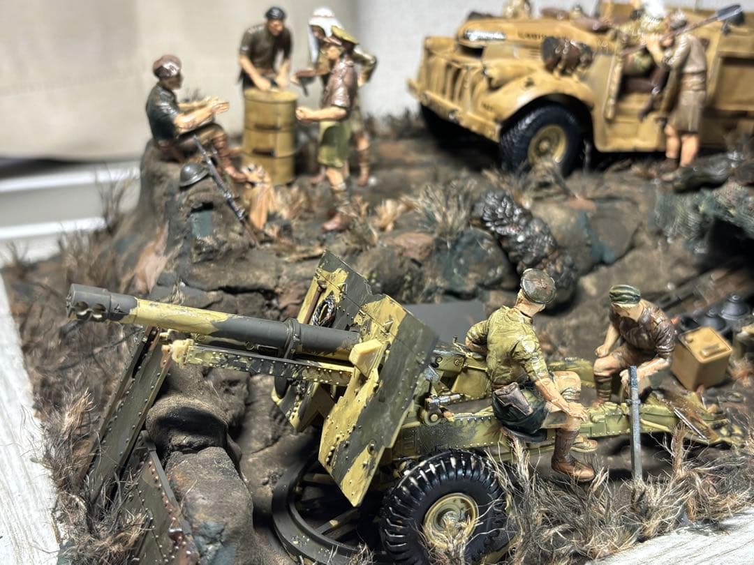 1/35 イギリス　コマンドカー　35ポンド砲
