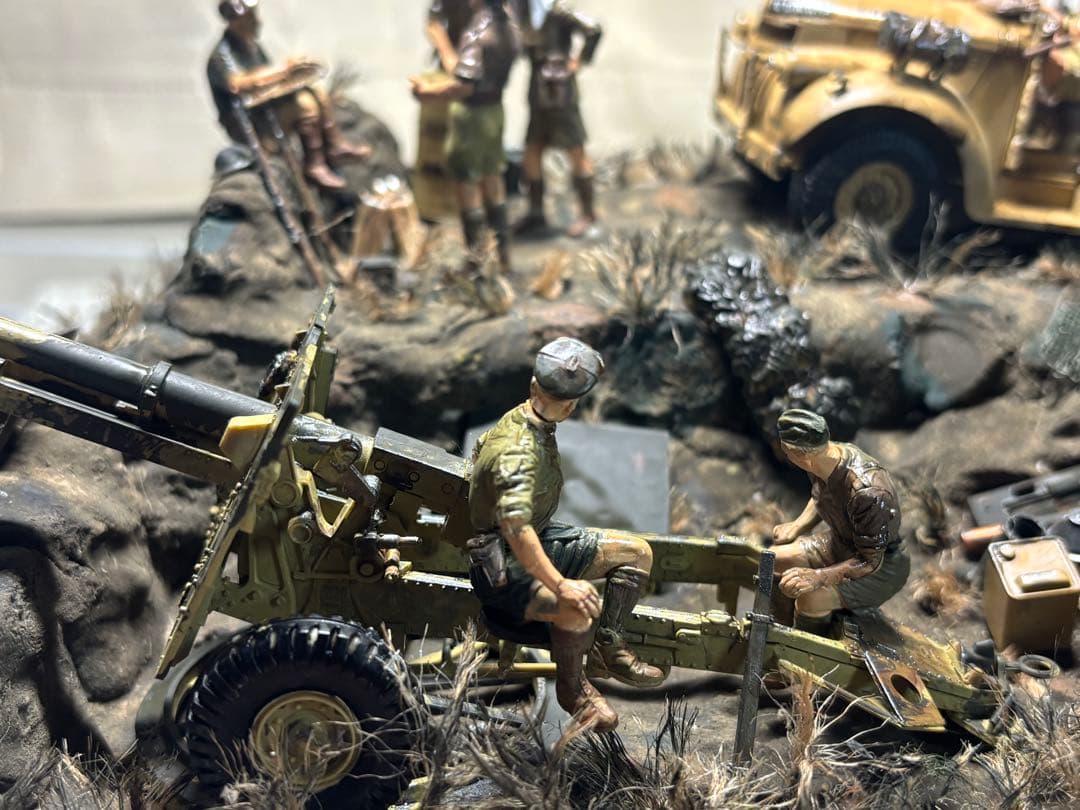 1/35 イギリス　コマンドカー　35ポンド砲