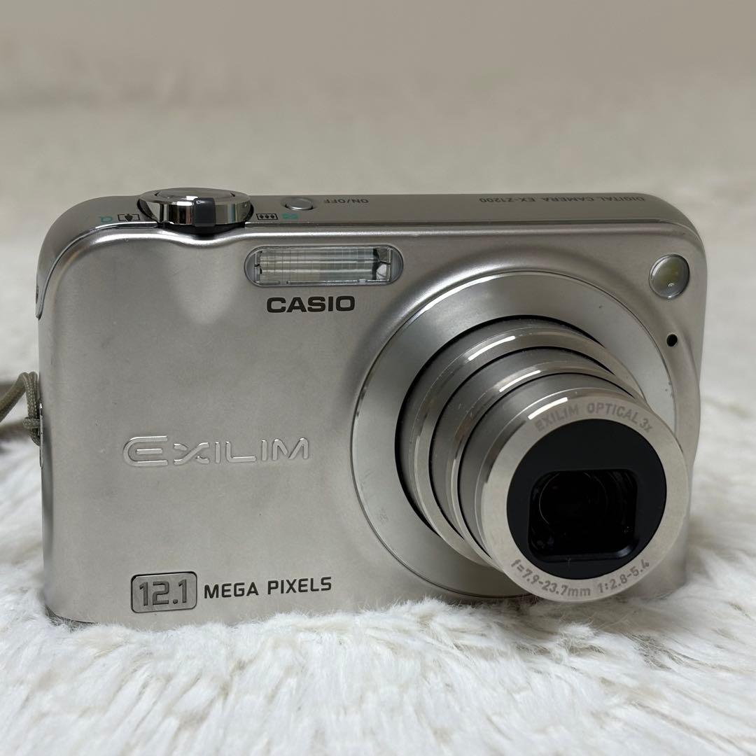 CASIO カメラ　エクシリム　EX-Z1200 シルバー　コンデジ　動作品