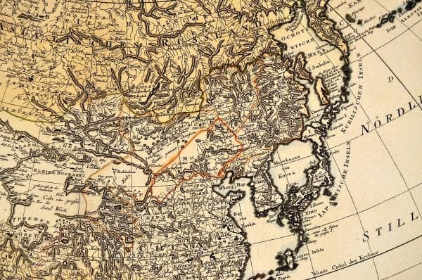 アジア図　Asien nach den neusten und besten