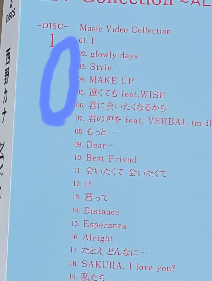 西野カナ　MV CoIIection