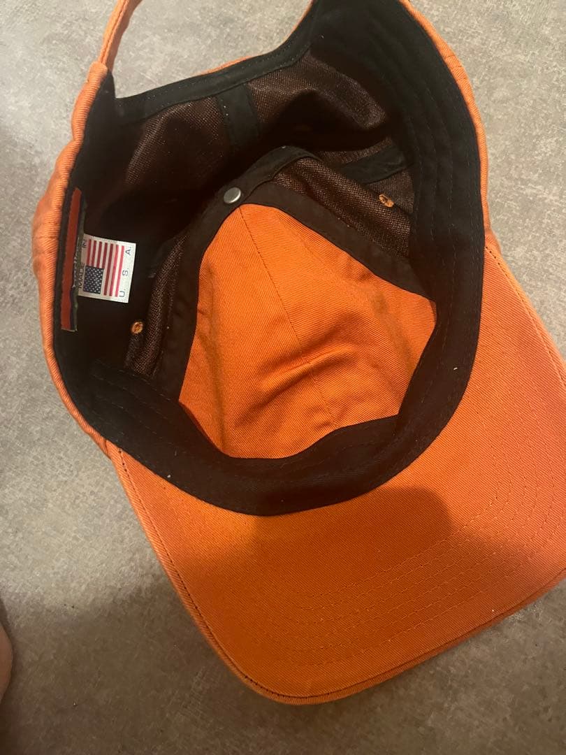 bedlam target cap オレンジ 刺繍ロゴ キャップ 最終価格