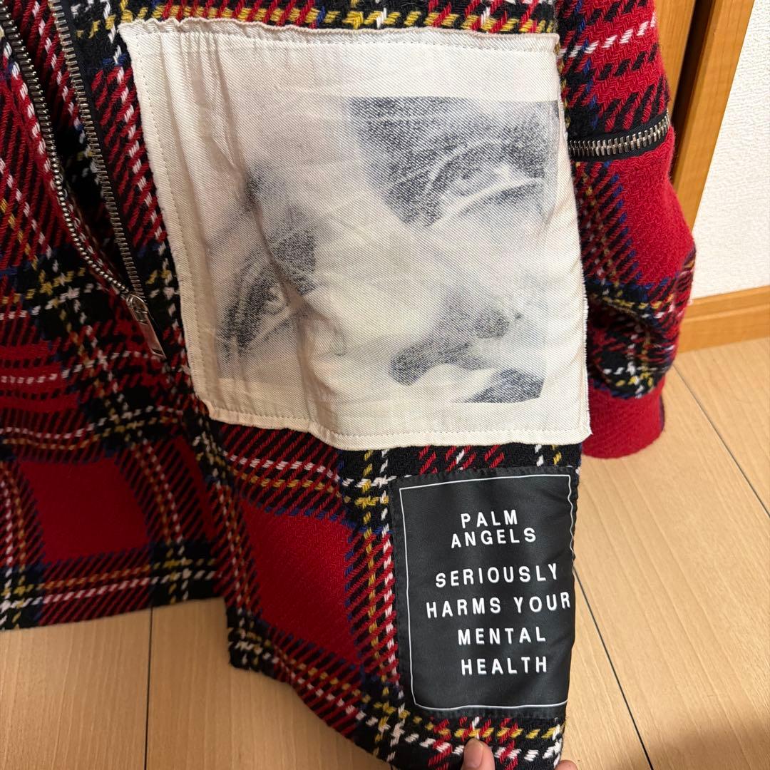 Palm angels ウールジップアップジャケット 48