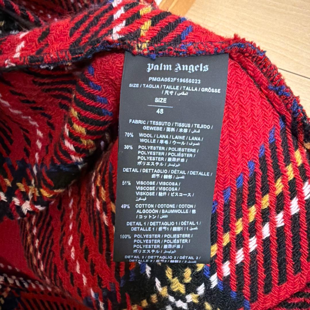 Palm angels ウールジップアップジャケット 48