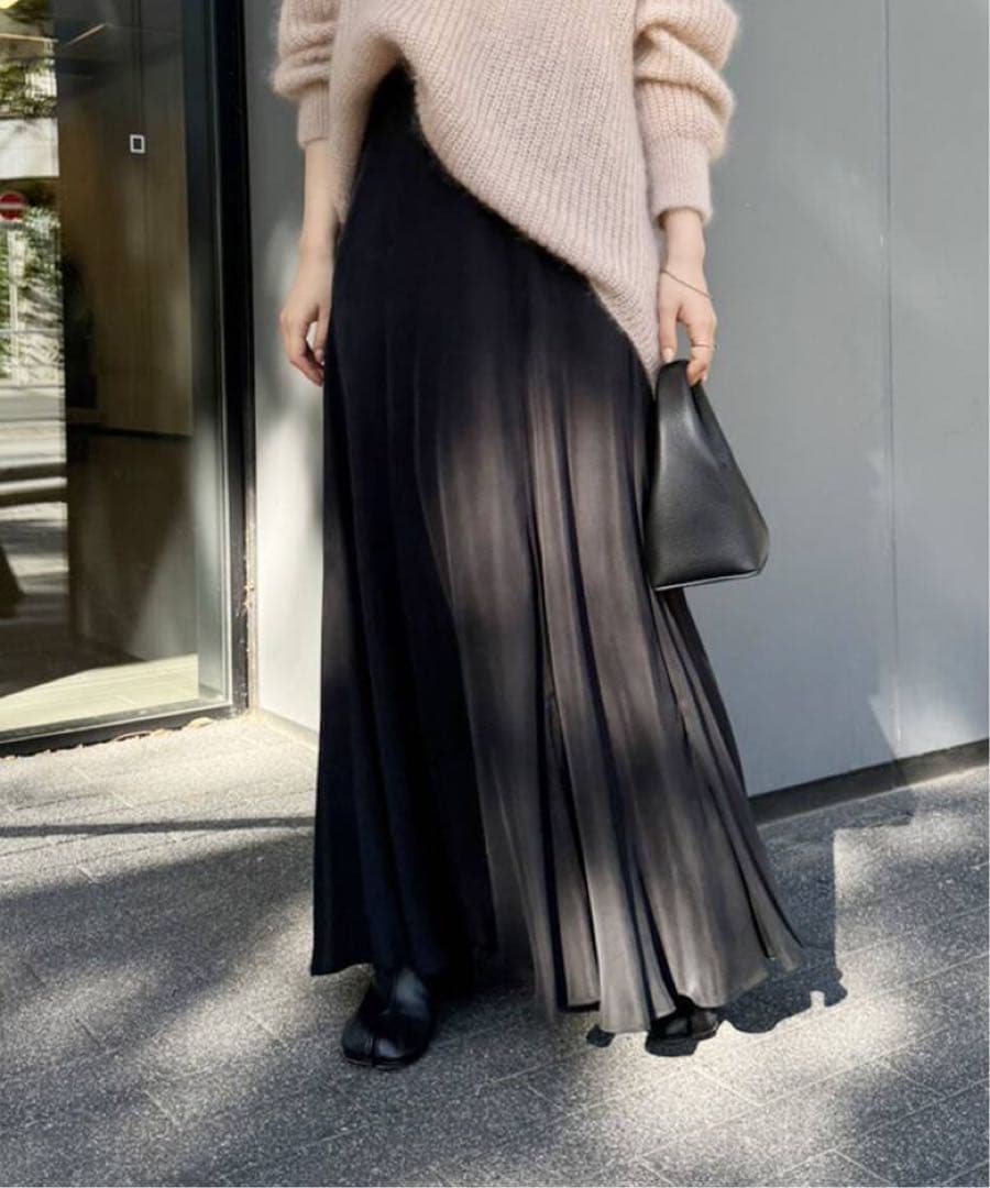 美品 plage Washable Fibril ロングスカート