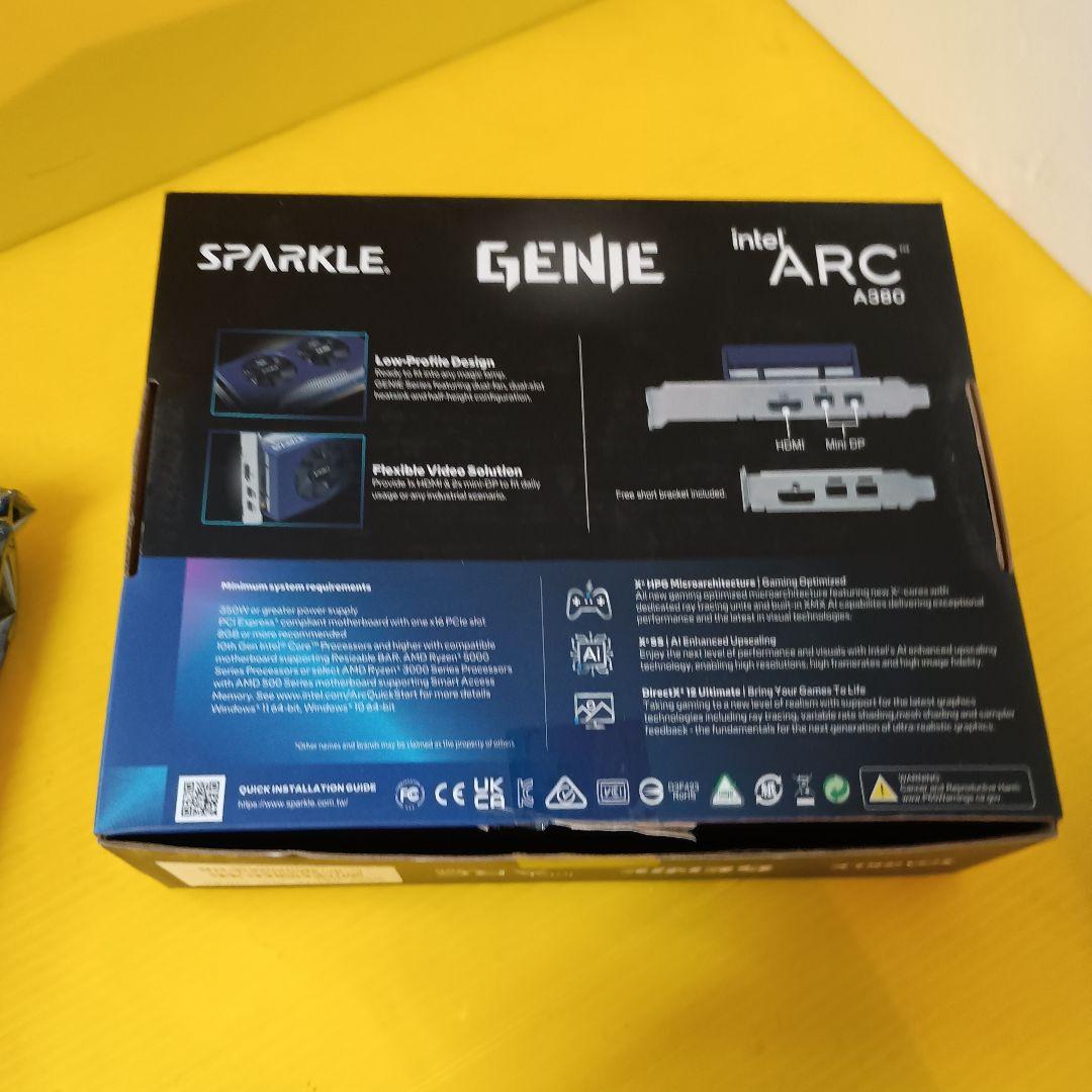 インテル　intel ARC A380 ★ ロープロファイル
