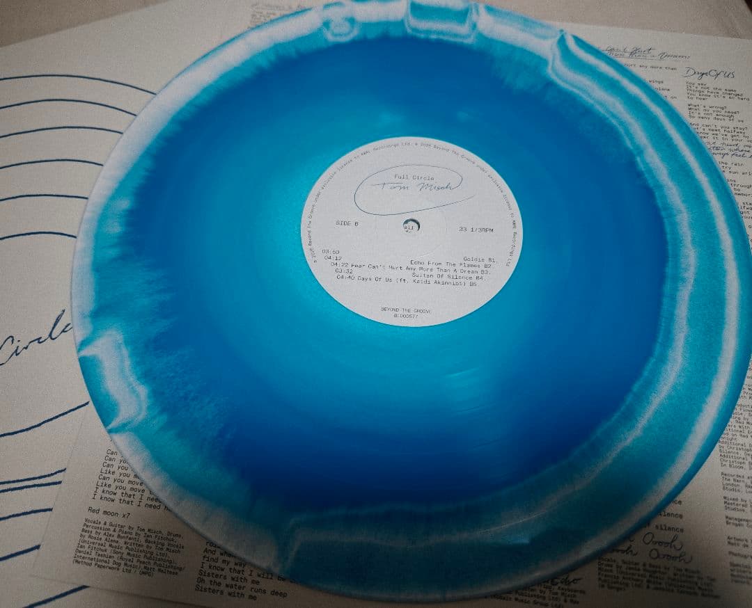 洋楽 Tom Misch-Full Circle BR Blue &white LP