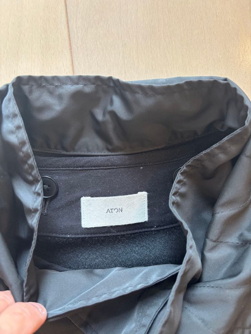 22AW ATON  DYE NYLON  ショートモッズコート