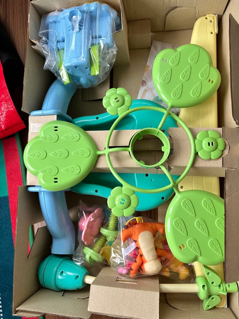 美品 付属品完備 くまのプーさん えらべる回転6WAY ジムにへんしんメリー
