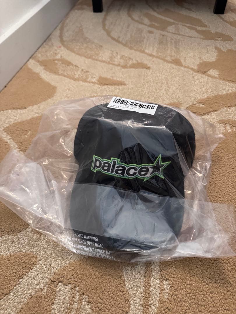 PALACE P Star 6-Panel \"Black\" 新品未使用　未開封