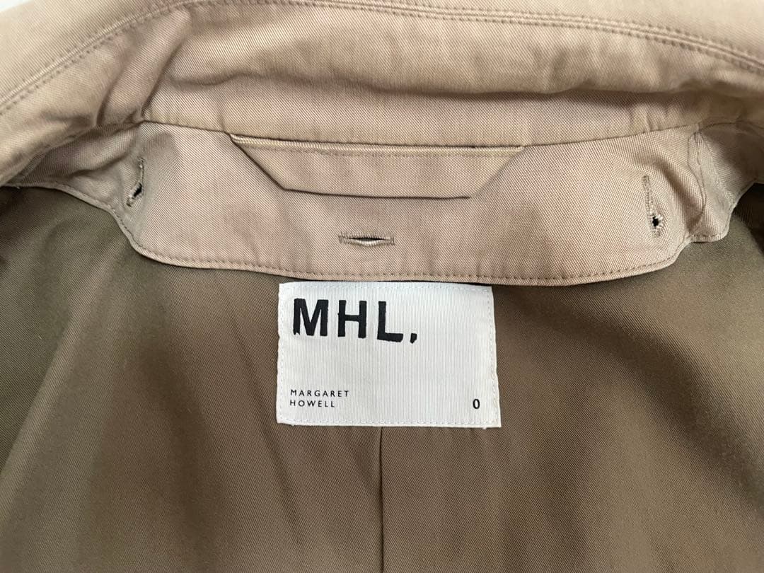 MHL. マーガレットハウエル 2way ステンカラーコート ダウンライナー 0