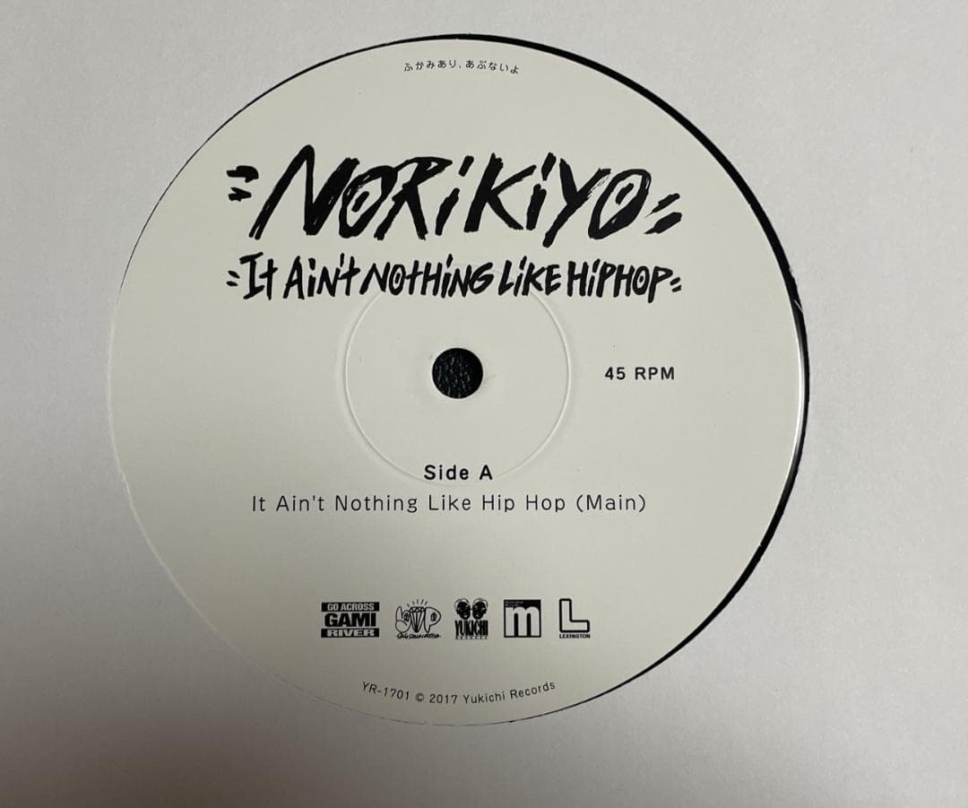 邦楽 norikiyo It Ain't NothiNG LiKE HIP HOP