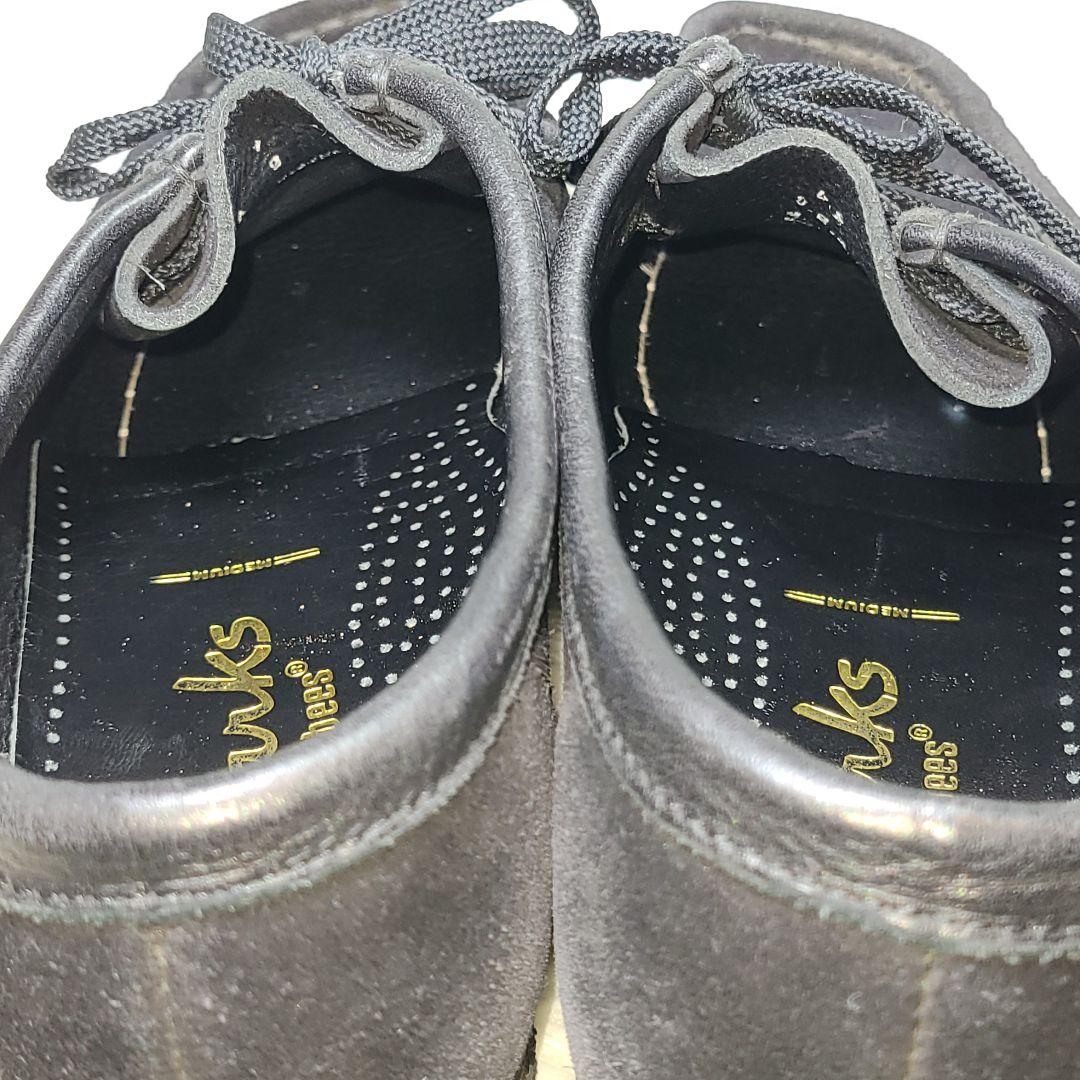 【Clarks】クラークス　WALLABEE　ワラビー　スエードブラック　UK7