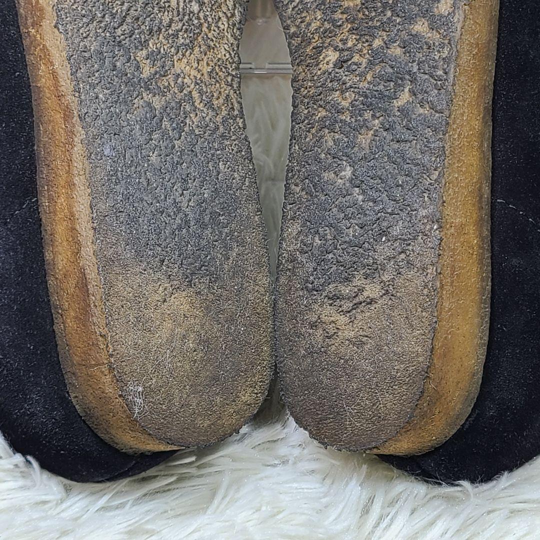 【Clarks】クラークス　WALLABEE　ワラビー　スエードブラック　UK7