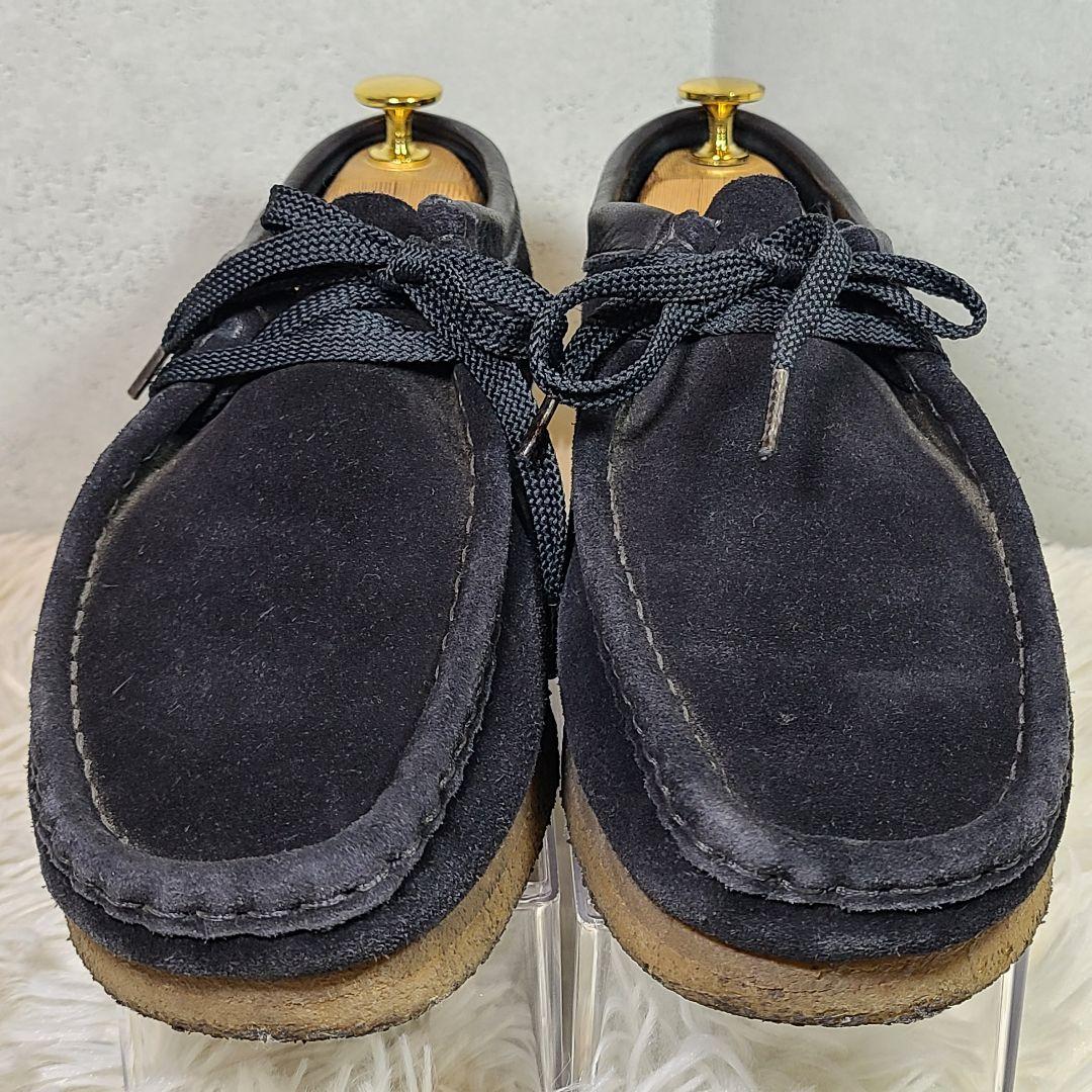 【Clarks】クラークス　WALLABEE　ワラビー　スエードブラック　UK7
