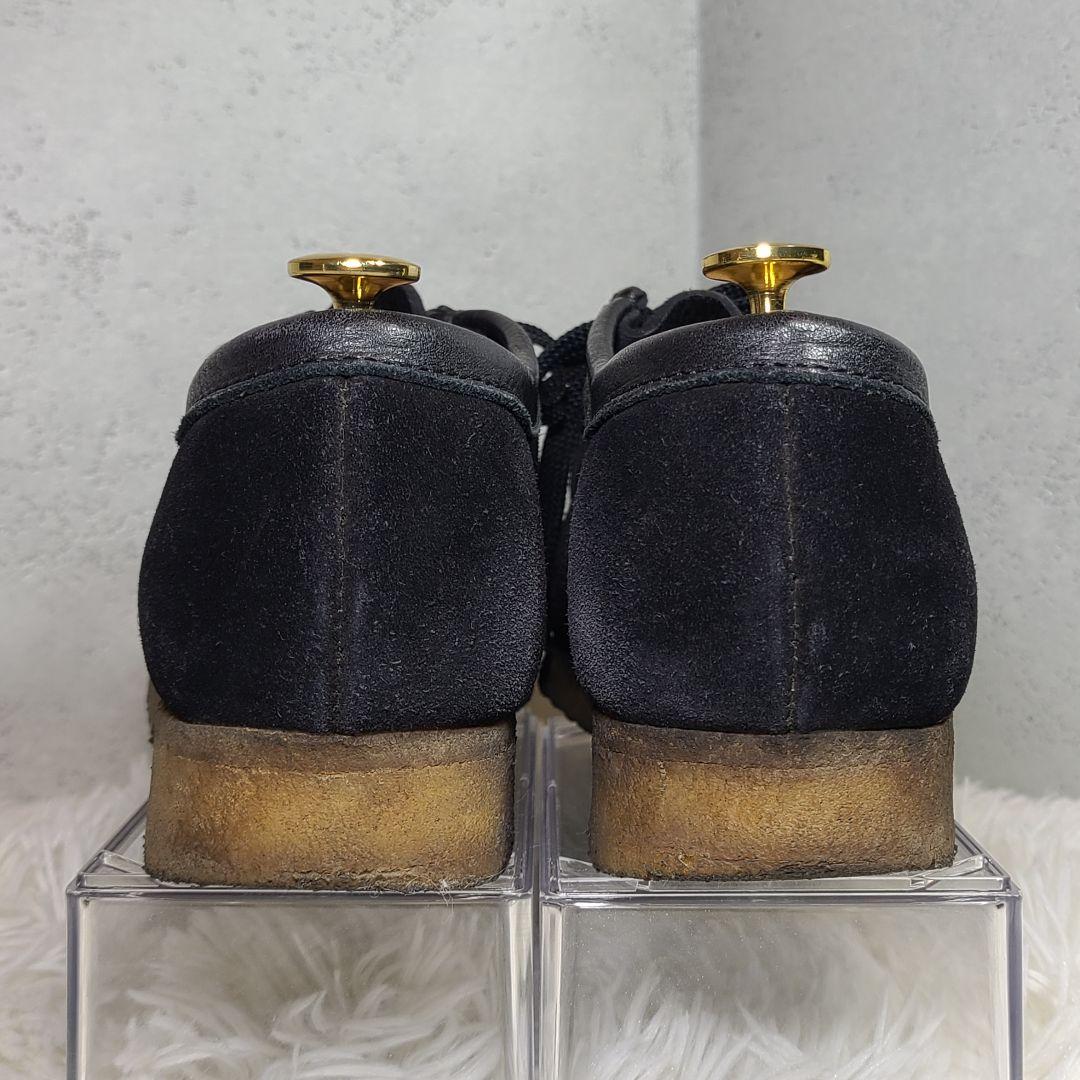 【Clarks】クラークス　WALLABEE　ワラビー　スエードブラック　UK7