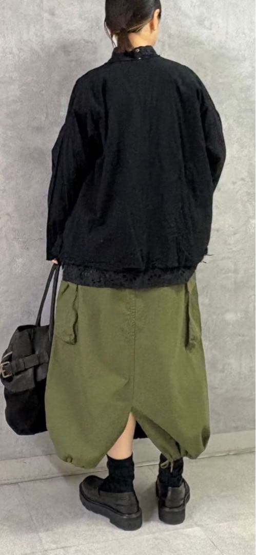 journal standard luxe新作 リップストップカーゴスカート