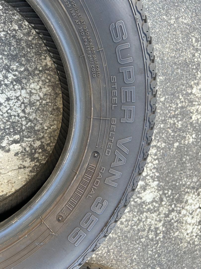 【未使用】YOKOHAMA 145/80R12 80/78N LT 2本セット