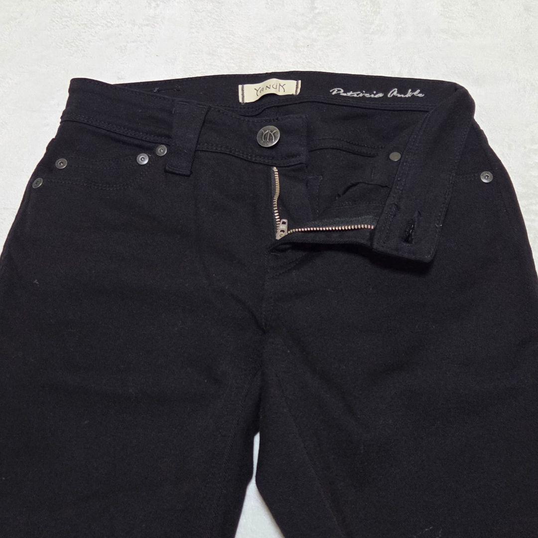 【極美品】YANUK Patricia Ankle デニムパンツ 黒 24