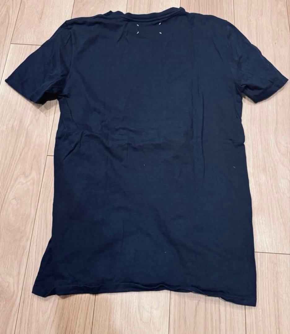 マルタンマルジェラ⑩ グラフィックTシャツ ネイビー/ホワイト46