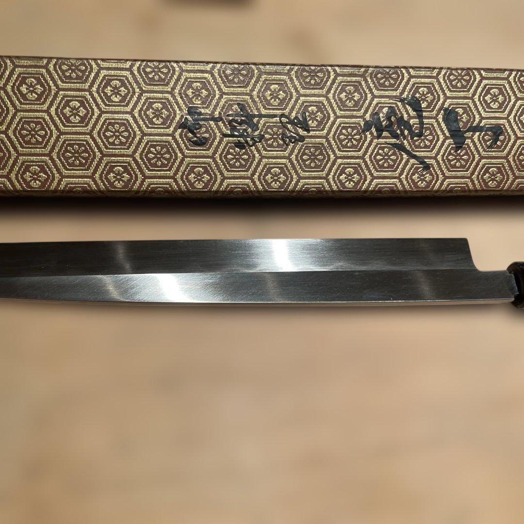 本焼　柳刃包丁 約30cm 鏡面仕上げ