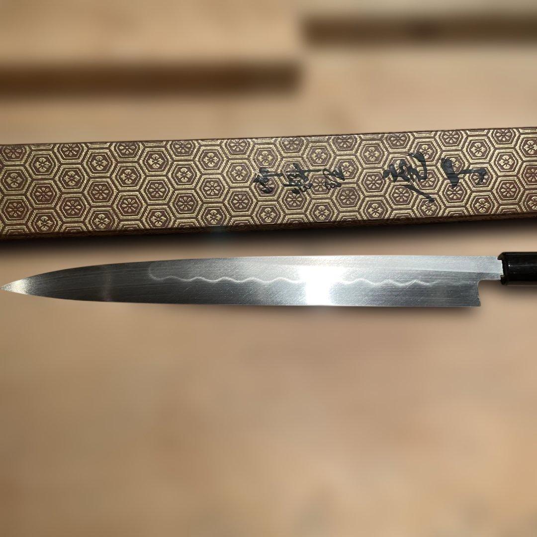 本焼　柳刃包丁 約30cm 鏡面仕上げ