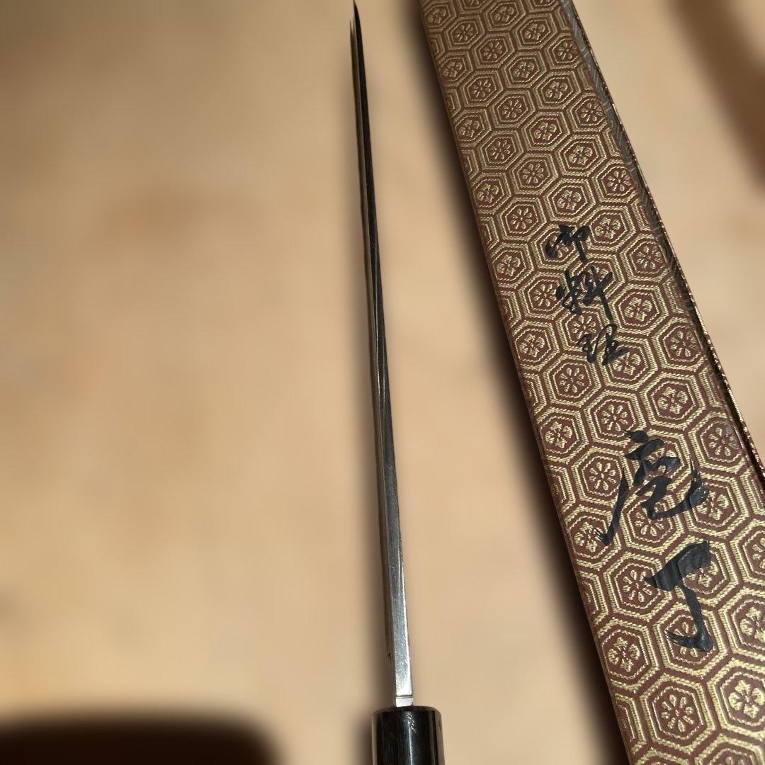 本焼　柳刃包丁 約30cm 鏡面仕上げ