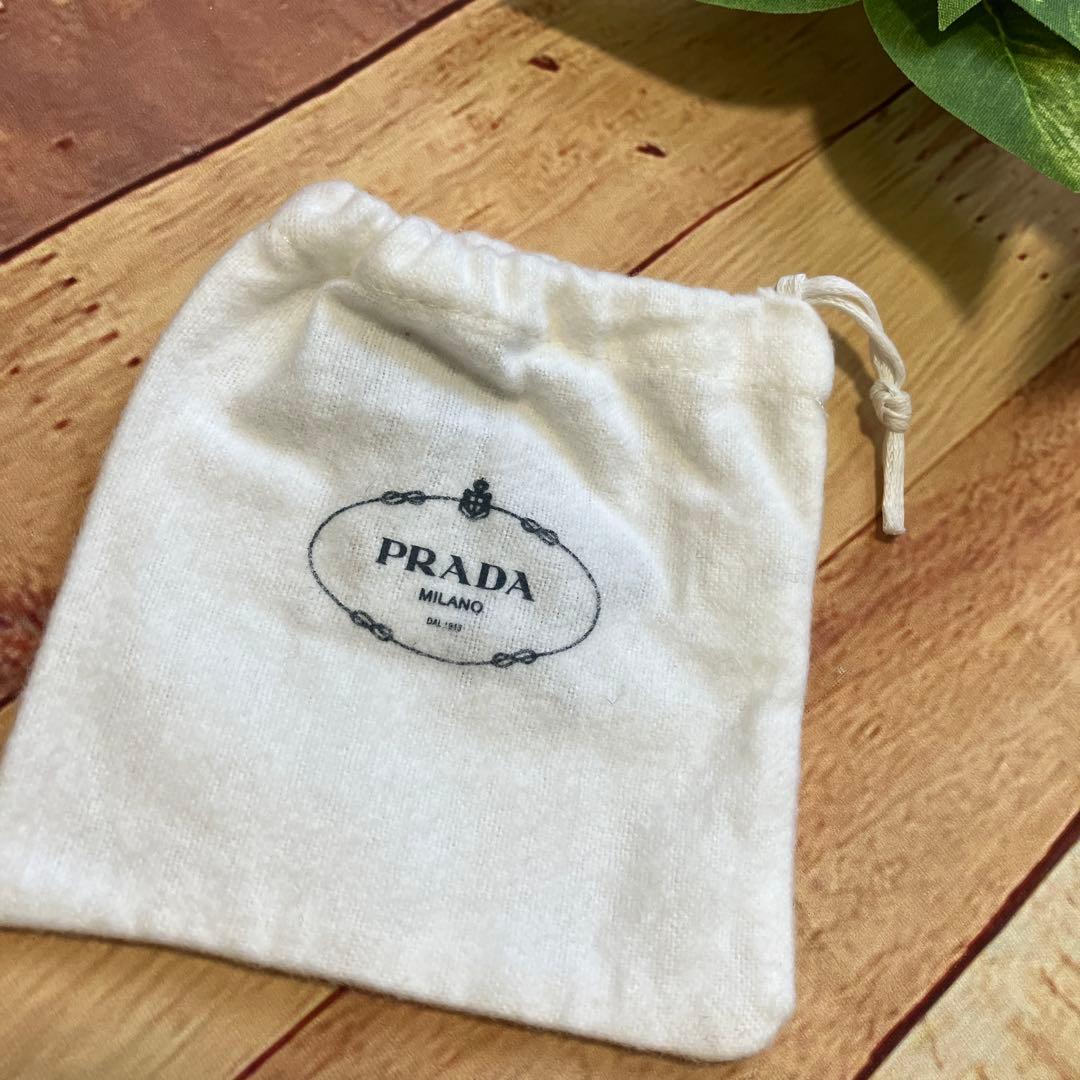 【極美品】PRADA（プラダ）上質シルク　ストライプニットカーディガン　M