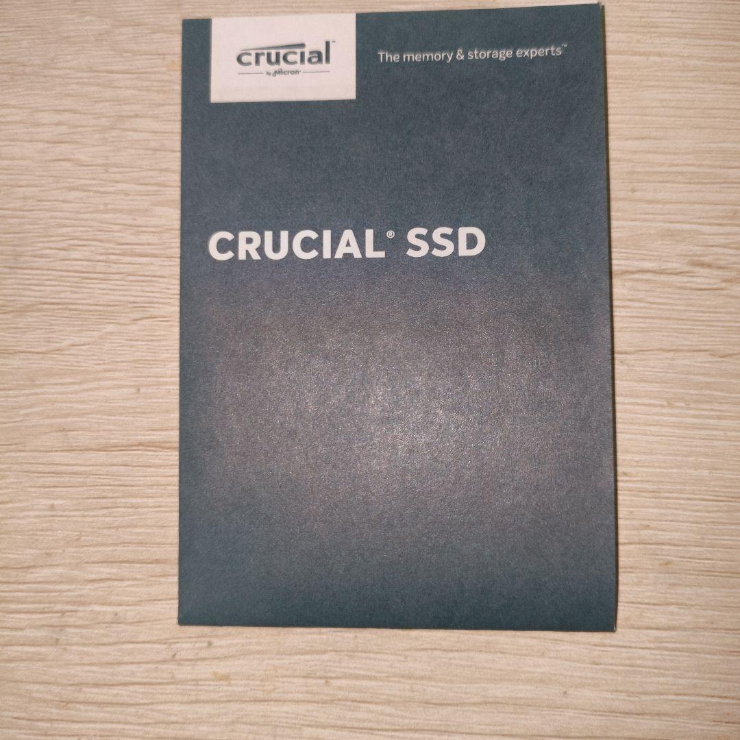 （中古）crucial MX500 500GB 2.5インチSSD