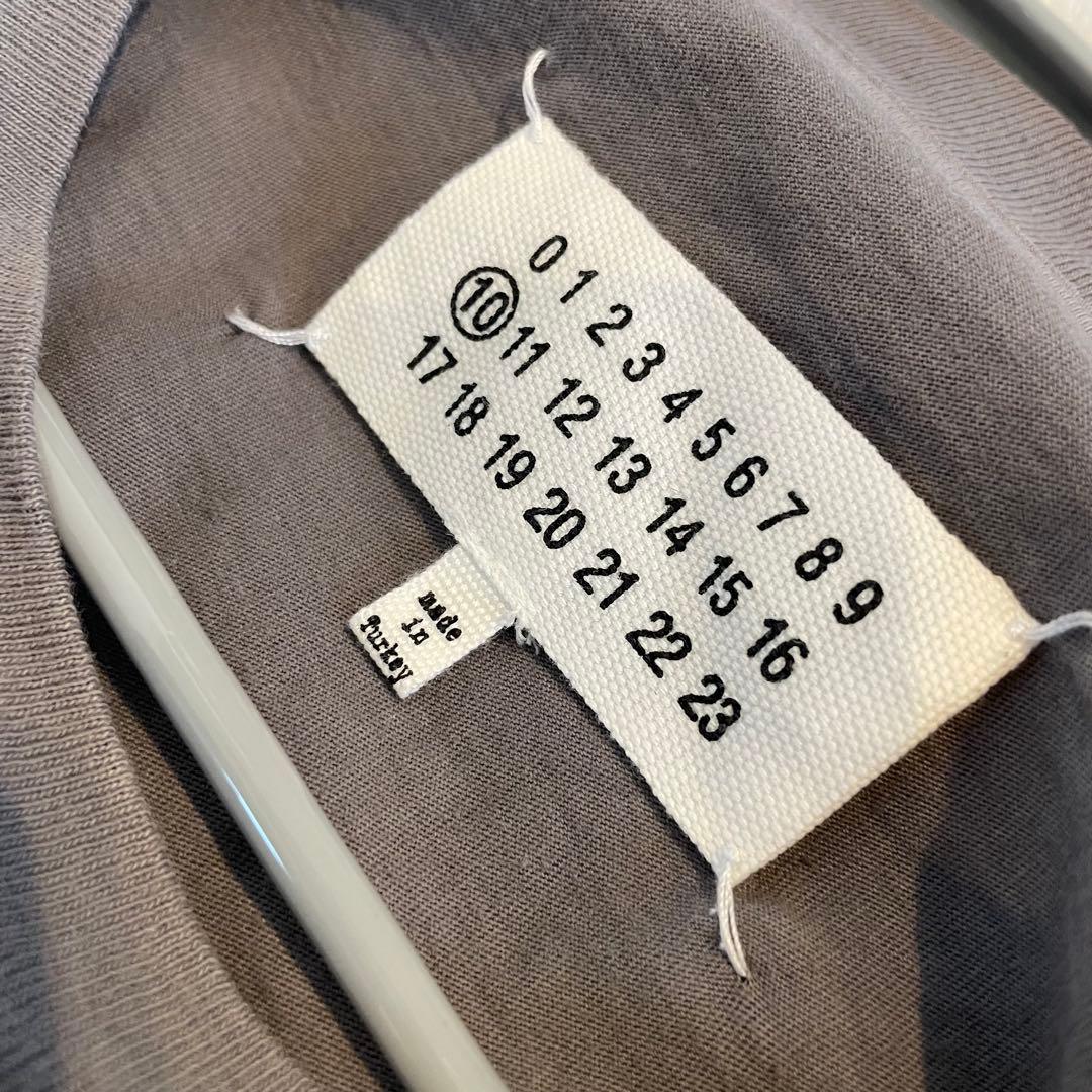 メゾンマルジェラ Tシャツ XL グレー ４つタグ 4ステッチ Margiela