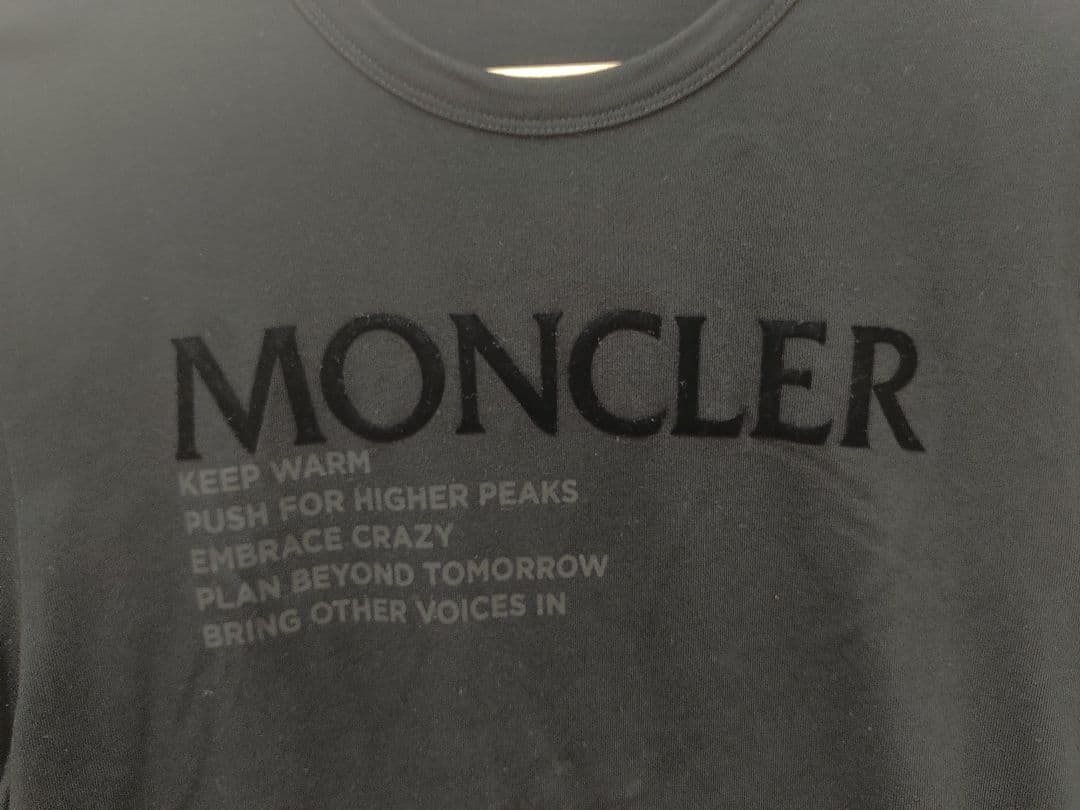 ◆MONCLER 21ss MAGLIA T-SHIRT フロッキープリント