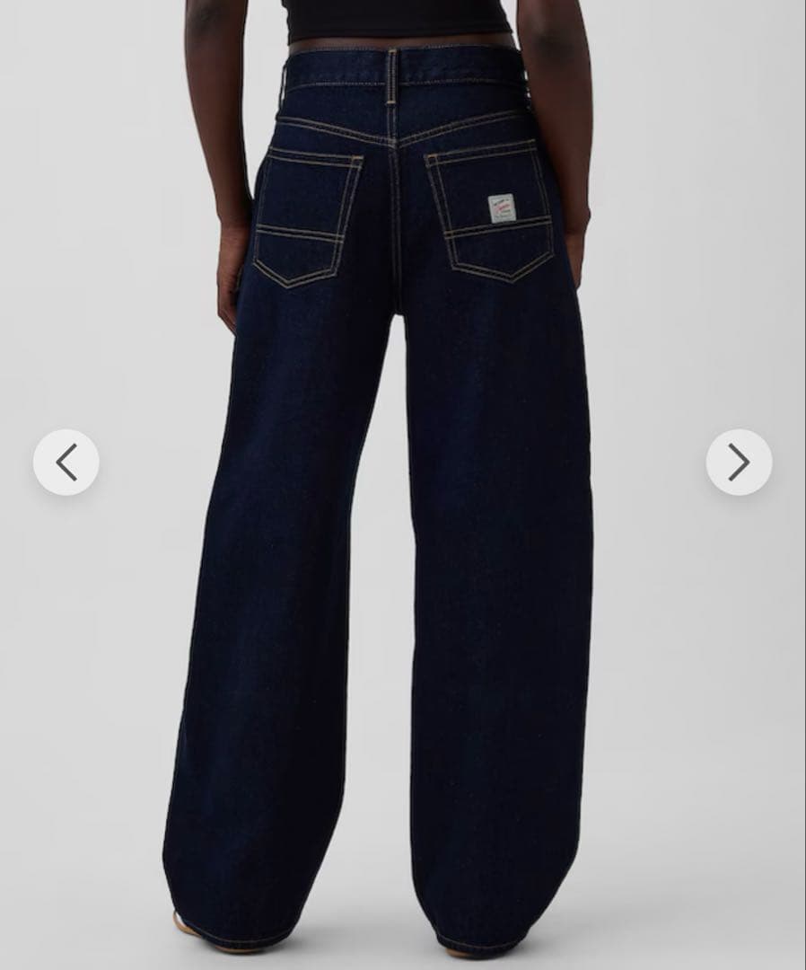 GAP ハイライズバギー バレルデニム 24