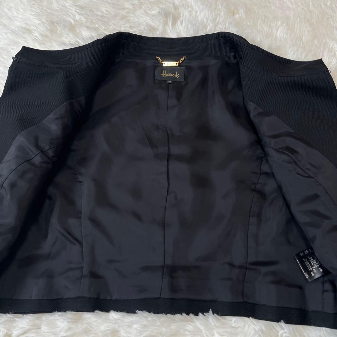 美品　東京ソワール 高級礼服ブラックフォーマル 9号 Harrods ワンピース