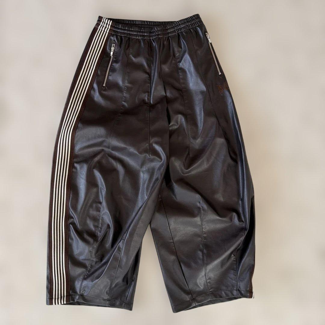 needles 25aw nubian レザー　H.D ヒザデルトラックパンツ