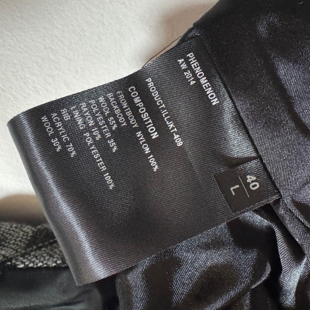 美品 phenomenon 14aw MA-1 ハーフスリーブ 半袖