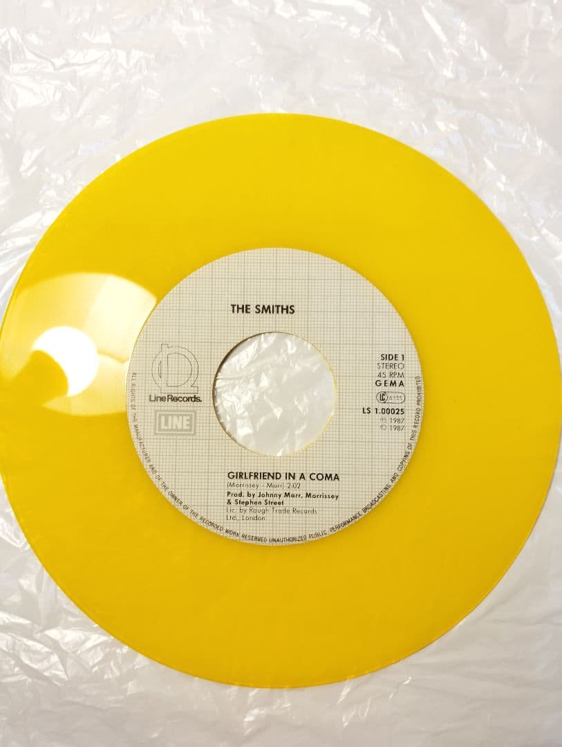 THE SMITHS Stop Me... ドイツ盤7インチカラービニール美品
