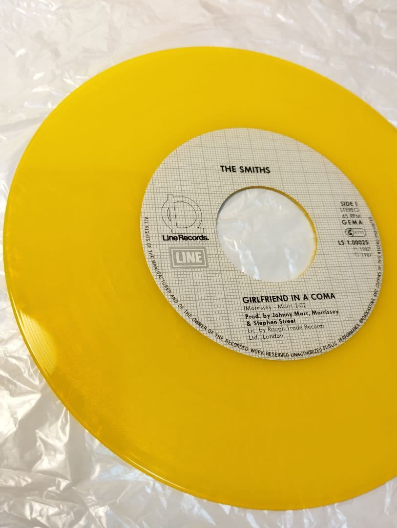 THE SMITHS Stop Me... ドイツ盤7インチカラービニール美品