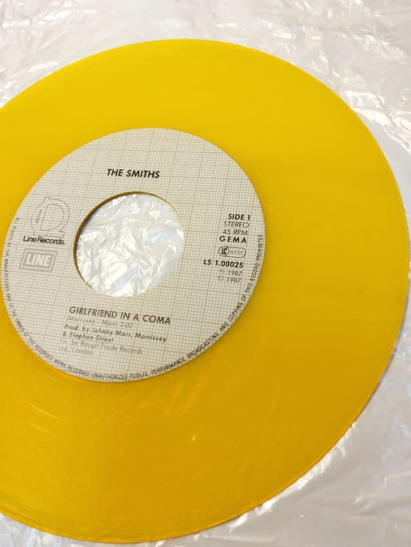 THE SMITHS Stop Me... ドイツ盤7インチカラービニール美品
