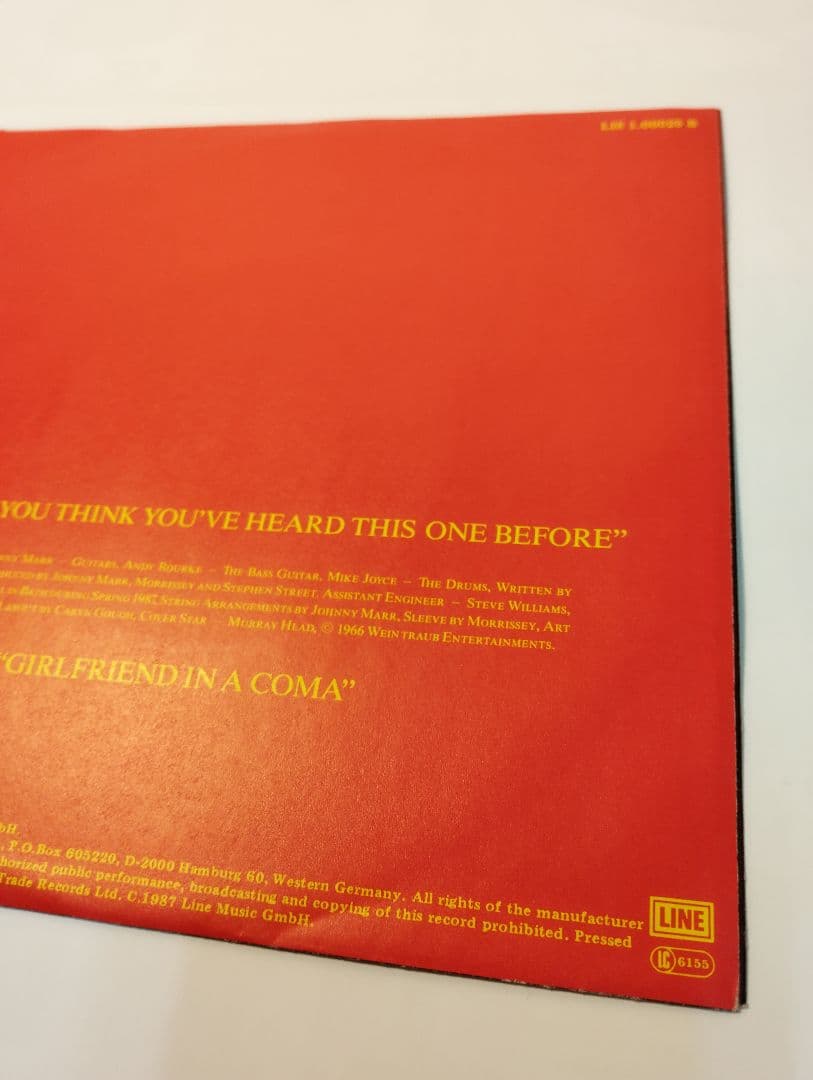 THE SMITHS Stop Me... ドイツ盤7インチカラービニール美品