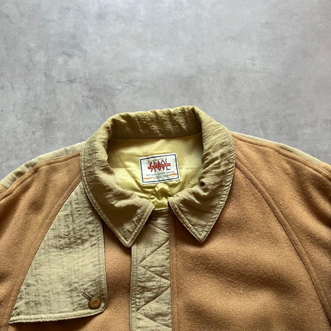 ジャケット・アウター 80s archive gimmick wool bomber jacket