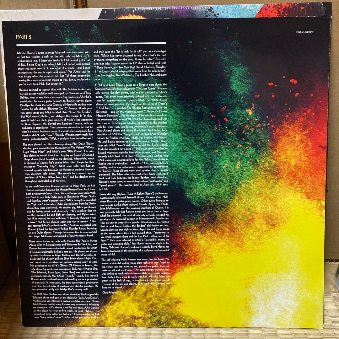 レア盤Beside Bowie The Mick Ronson Story LP