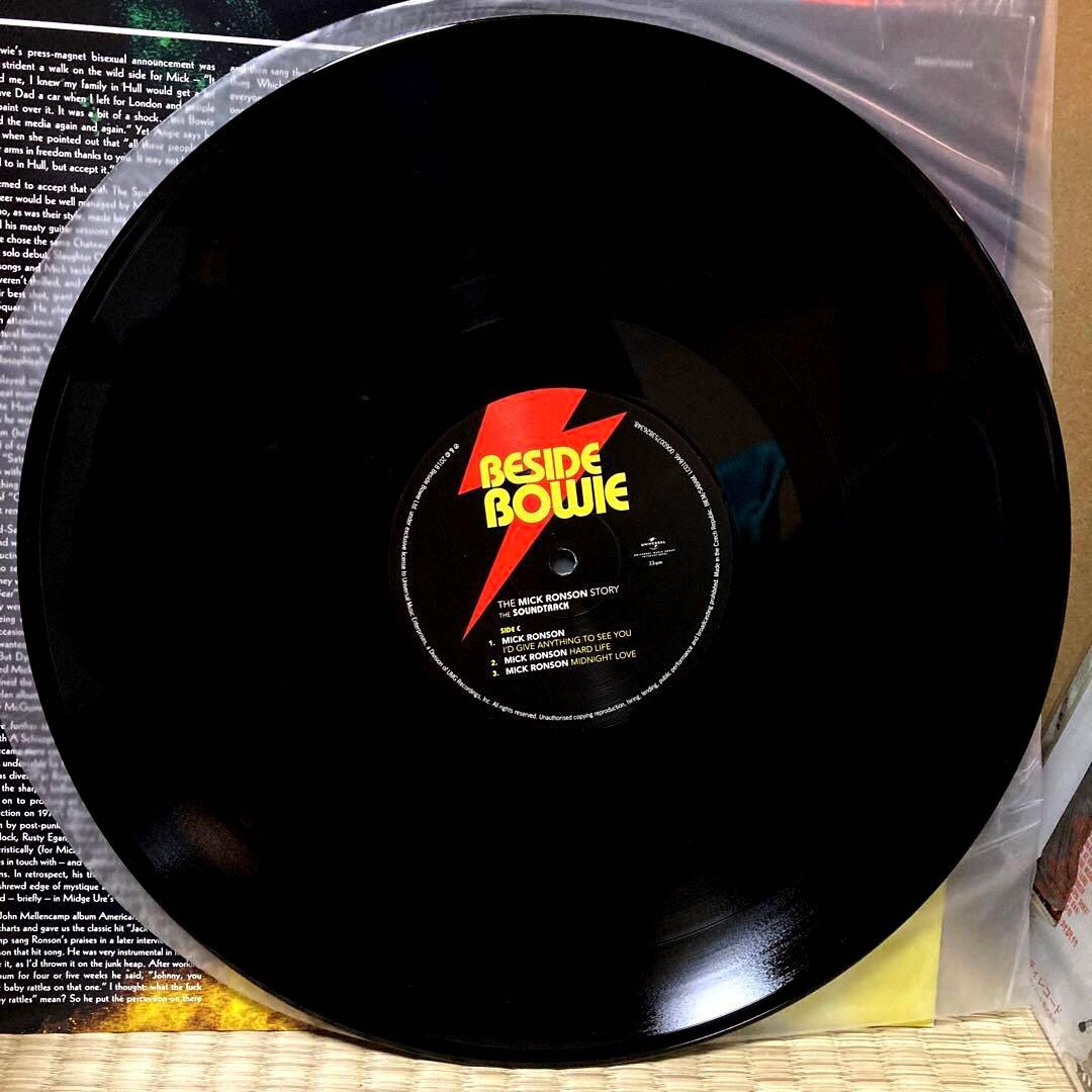 レア盤Beside Bowie The Mick Ronson Story LP