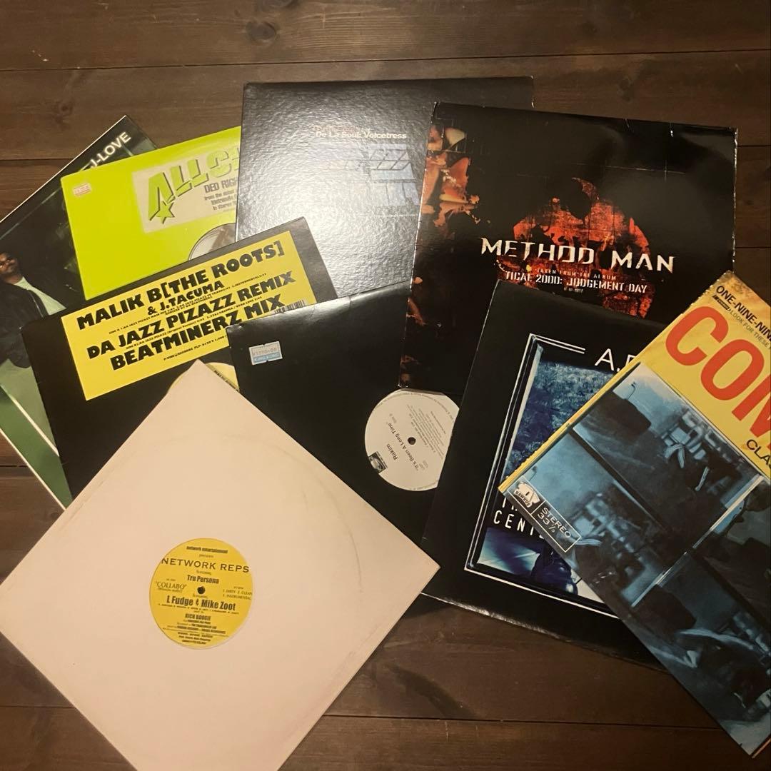 90s hiphopレコード まとめ売り２０枚