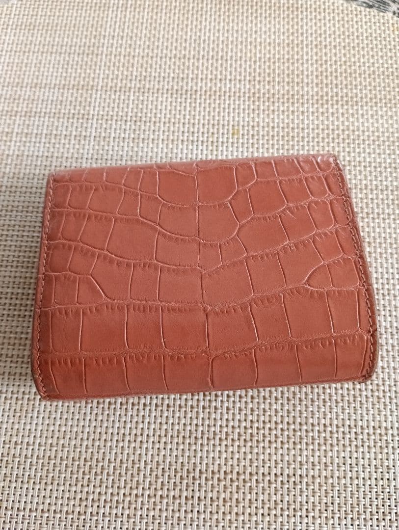 CELINE オレンジ 三つ折り財布