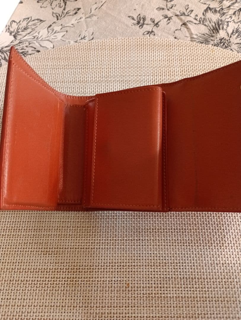 CELINE オレンジ 三つ折り財布