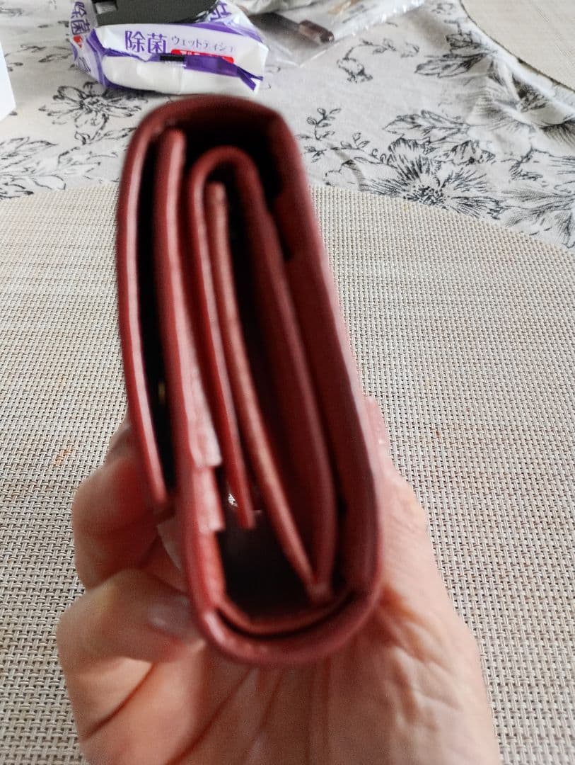 CELINE オレンジ 三つ折り財布